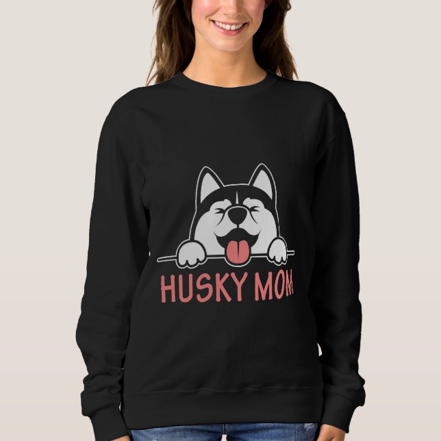 Sudadera Mamá Husky Siberiana 9 (Anverso)