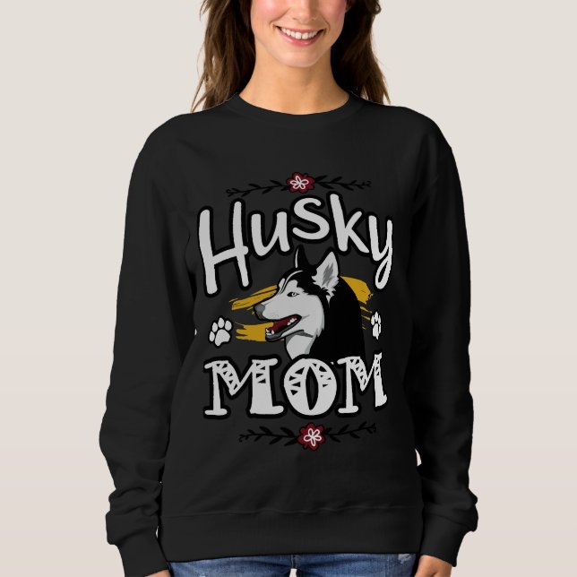 Sudadera Mamá Husky Siberiana Perro (Anverso)