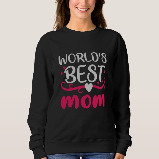 Sudadera Mamá - La mejor mamá del mundo (Anverso)
