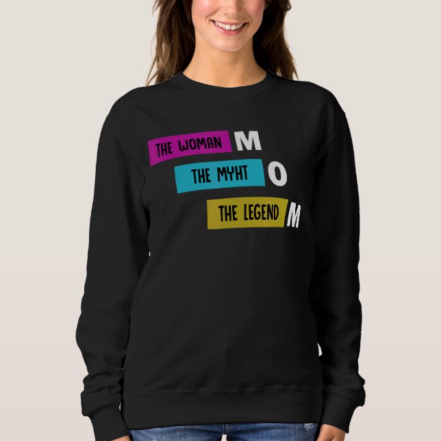 Sudadera Mamá, la mujer, el mito, el día de la madre (Anverso)