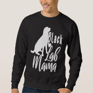 Sudadera Mamá Labs Retriever de Labrador negra linda