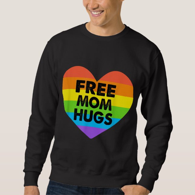Sudadera Mamá libre abraza a los LGBT (Anverso)