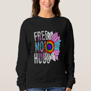 Sudadera Mamá libre abraza al transexual girasol Tr