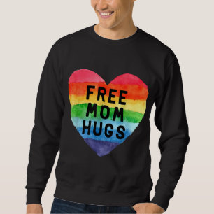 Sudadera Mamá libre abraza desfiles de Orgullo Gay Lesbiana