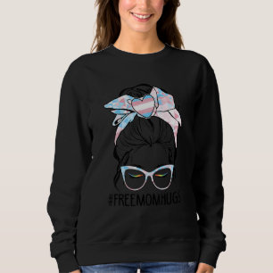 Sudadera Mamá libre abraza el desordenado orgullo transgéne