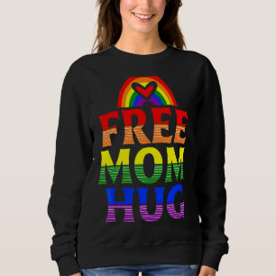Sudadera Mamá libre abraza Lgbt Orgullo Gay lindo amor arco