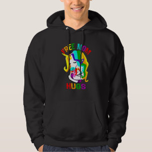 Sudadera Mamá Libre abraza Orgullo Gay Lgbt