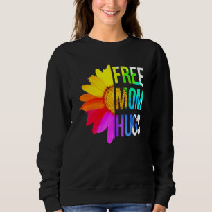 Sudadera Mamá libre abraza Orgullo Gay Lgbt Daisy Flor Arco
