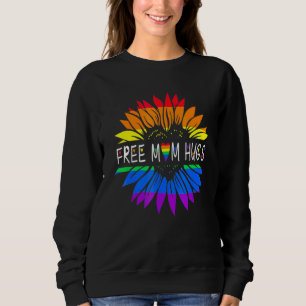 Sudadera Mamá libre abraza Orgullo Gay Lgbt Daisy Flor Arco