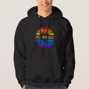 Sudadera Mamá libre abraza Orgullo Gay Lgbt Daisy Flor Arco