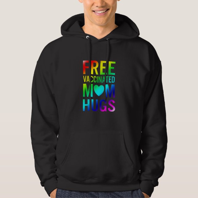 Sudadera Mamá Libre abraza Orgullo Gay Lgbtq Orgullosa Mamá (Anverso)
