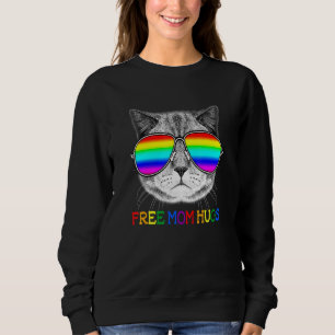 Sudadera Mamá libre abraza Purride Orgulloso Gato Ally Arco