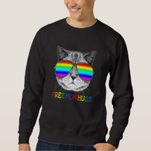 Sudadera Mamá libre abraza Purride Orgulloso Gato Ally Arco