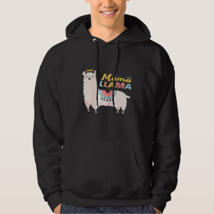 Sudadera Mama Llama de Mujeres Adorables Alpacas Mamá Llama