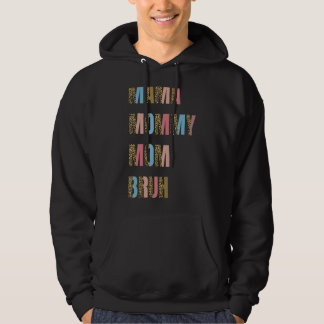 Sudadera Mamá mamá Bruh Día de la Madre leopardo chico de l