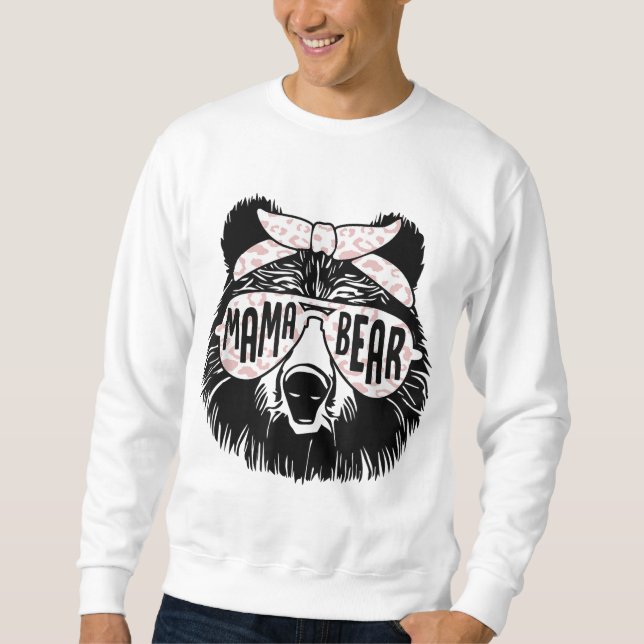 Sudadera Mamá mamá, mamá, mamá, madre, gafas de sol (Anverso)