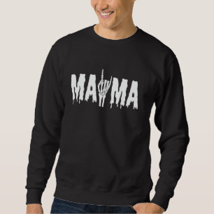 Sudadera Mama Mano de Esqueleto Gótico Cumpleaños Halloween