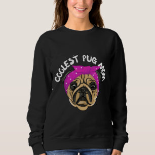 Sudadera Mamá más fría de Pug, regalo de perro de pug camis