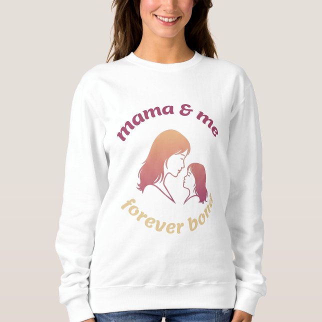 Sudadera Mama & Me Vínculo Eterno Madre Hija (Anverso)