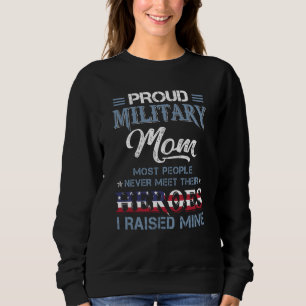 Sudadera Mamá militar crié a mi héroe América Fuerzas Armad