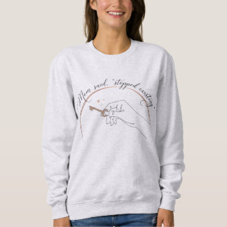 Sudadera Mama Minimal: "Stopped Existing" Key