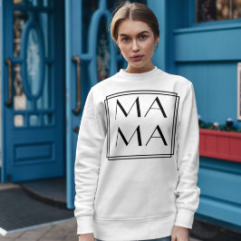 Sudadera Mamá minimalista