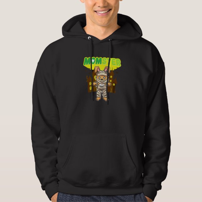 Sudadera Mamá monstruo Monstruosa Mamá Espeluznante Hallowe (Anverso)