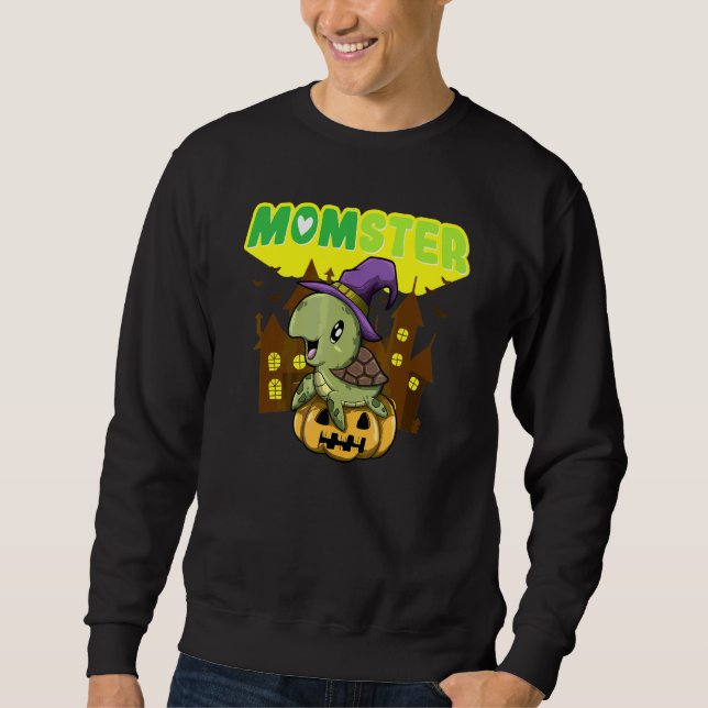 Sudadera Mamá monstruo Monstruosa Mamá Espeluznante Hallowe (Anverso)
