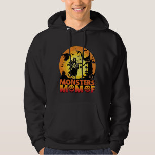Sudadera Mamá Monstruos Halloween Monstruo Fantasma Esquele