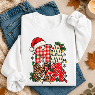 Sudadera Mamá Navideña Festiva
