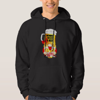 Sudadera Mamá Necesita Cerveza Taza De Cerveza Gnomo Para M