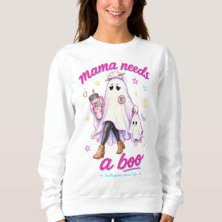 Sudadera Mamá Necesita Un Amante Fantasma Cansada Vida De M