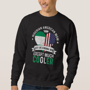 Sudadera Mamá nigeriana americana Día de las madres Mama Ni