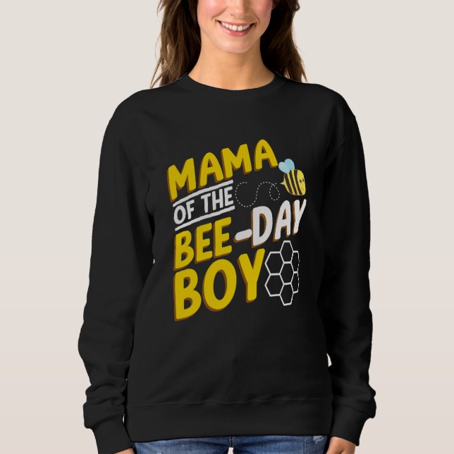 Sudadera Mama Of Bee Day Boy Honey Beekeeper Beekeeping Gra (Anverso)