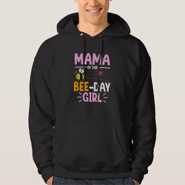 Sudadera Mama Of Bee Day Girl Honey Beekeeper Beekeeping Gr (Anverso)