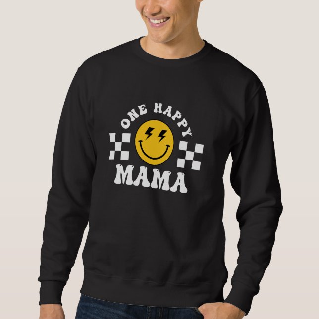 Sudadera Mama One Happy Dude Birthday Theme Familia Matanza (Anverso)