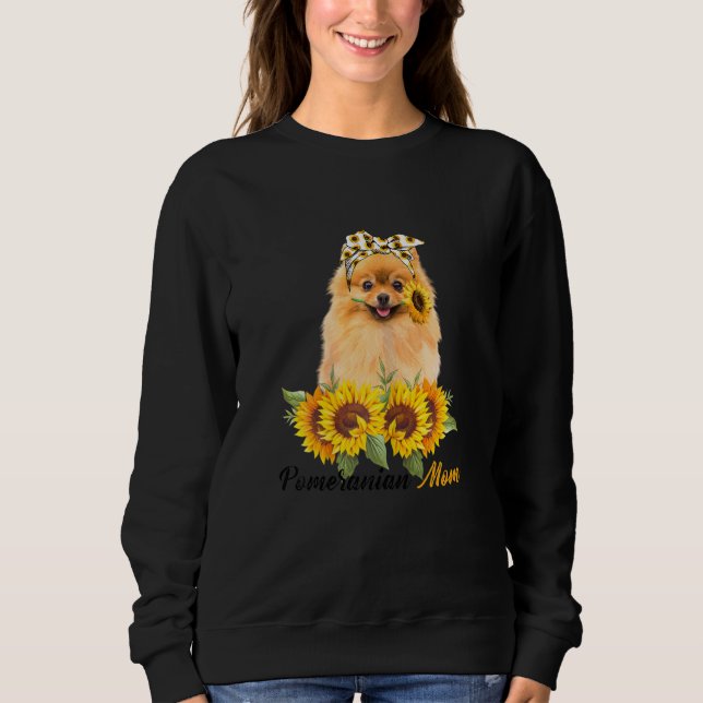 Sudadera Mamá panomerana de verano de girasol mamá mamá mam (Anverso)