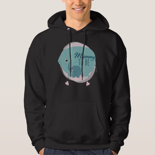 Sudadera Mamá para ser elefante animal sin pelo (Anverso)
