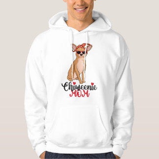 Sudadera Mamá perra Chiweenie de Chiweenie mujer