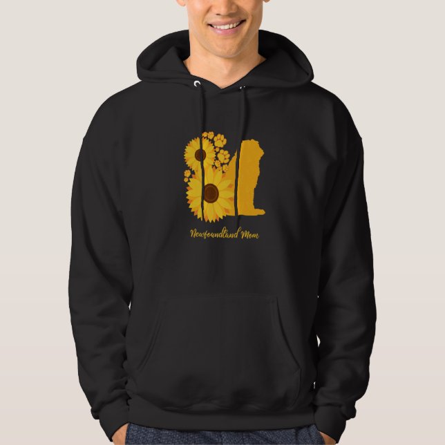 Sudadera Mamá Perro Girasol  Terranova (Anverso)