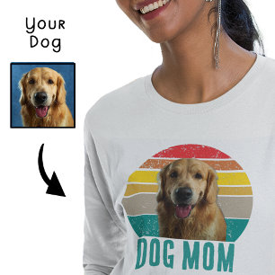 Sudadera Mamá Perro Grunge Vintage Apretado Foto Mascota