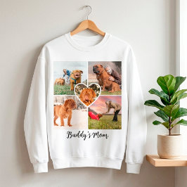 Sudadera Mamá Perro Personalizado 5 Fotos Collage Grid & Co