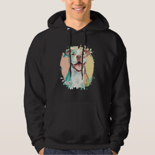 Sudadera Mamá Perro Pit Bull Amante Arte Colorido Pitbull O
