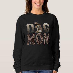 Sudadera Mamá Perro Pug Siempre Pug Amo Mamá Tatuaje Leopar