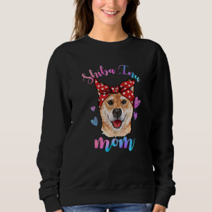 Sudadera Mamá Perro Shiba Inu Adorable Amante de Cachorros 