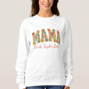 Sudadera Mamá personalizado con nombres de niños o Año Este