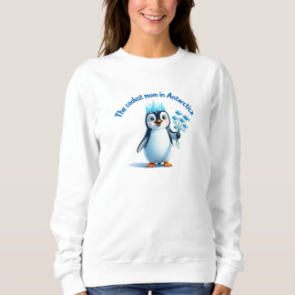 Sudadera mamá pingüina