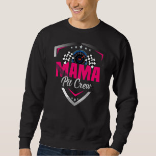 Sudadera Mama Pit Crew Racer Bday Matching Race Car Tema B