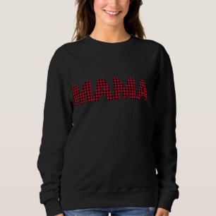 SUDADERA MAMÁ PLAID