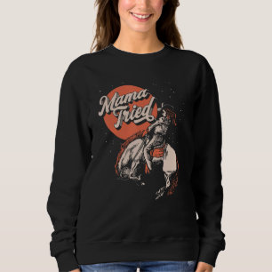 Sudadera Mama Probó Rodeo Vintage Chica De Vaquera País Occ